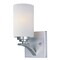 Maxim Lighting Deven 1-Light 4.75" Wide Satin Nickel Wall Sconce 20030SWSN - alternate 1